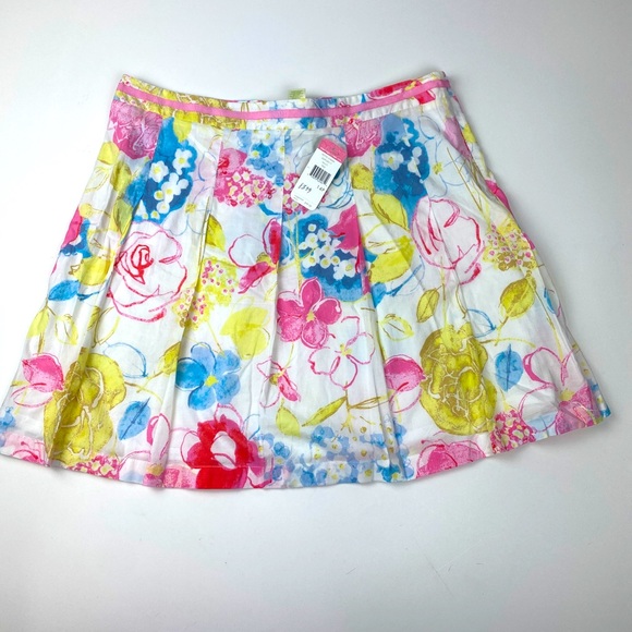 Sigrid Olsen Petite Cherie Pastel Floral Skirt NWT Size 14P - Picture 1 of 12